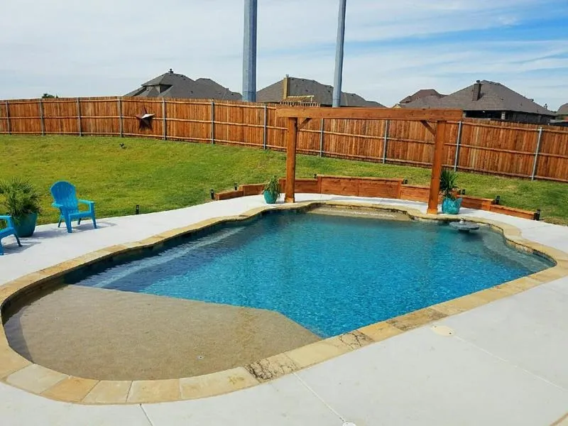 new swimming pool construction