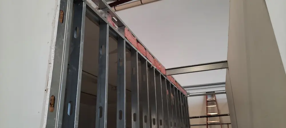 replacing drywall at commercial company in Plano texas