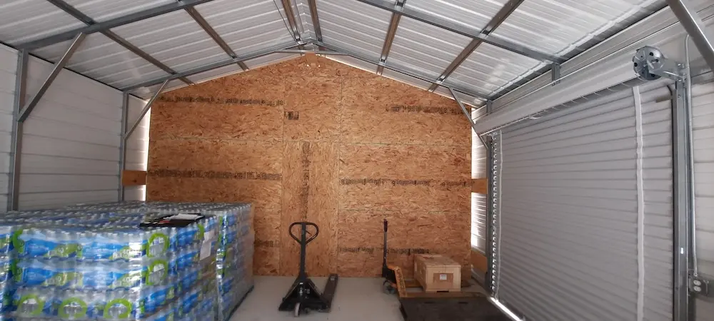 storage shed remodeling for a commercial company in Plano